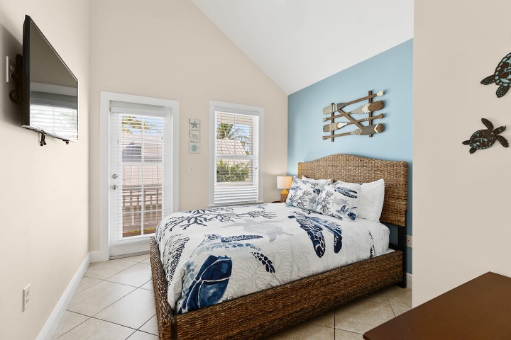 Bedroom with king bed